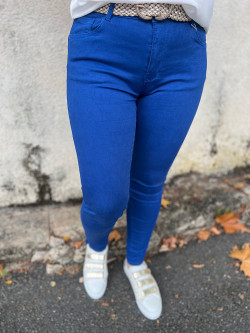 Pantalon GWLADYS bleu roi