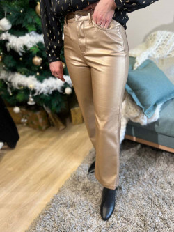 Pantalon enduit ROSALIE