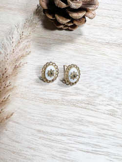 Boucles d'oreilles BRUNE