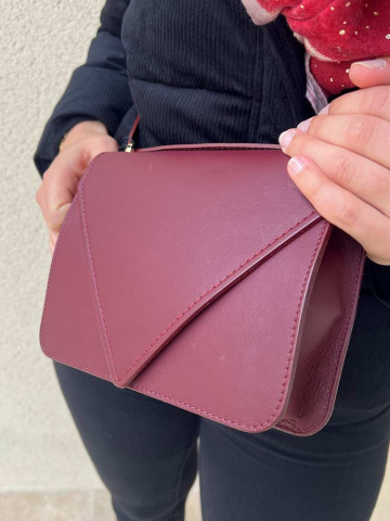 Sac cuir PRUNE