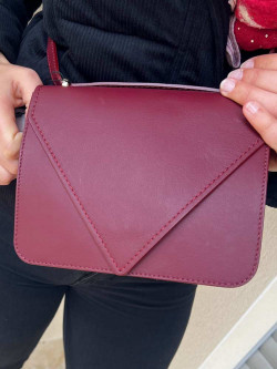 Sac cuir PRUNE