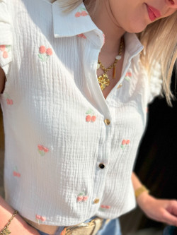 Top chemisier CERISE