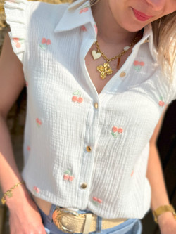 Top chemisier CERISE