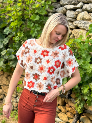 Top crochet JOHANNA