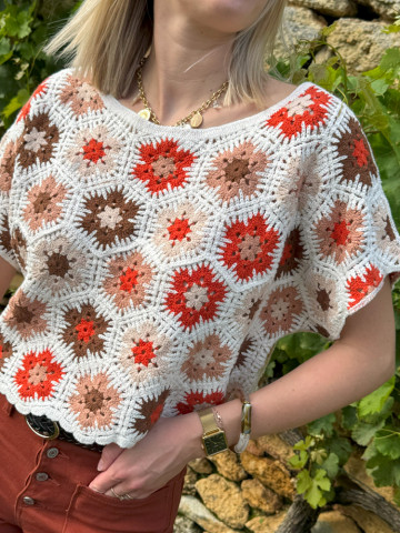 Top crochet JOHANNA