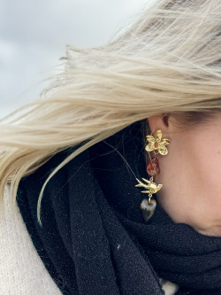 Boucles d'oreilles COLOMBE