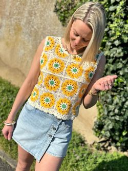Débardeur crochet ANABELLE