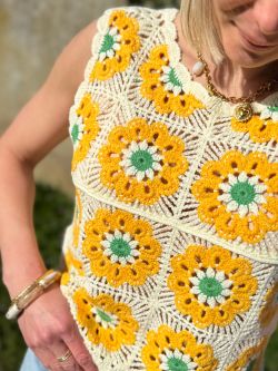 Débardeur crochet ANABELLE