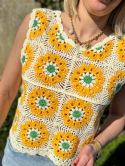 Débardeur crochet ANABELLE