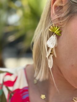 Boucles d'oreilles Jonquille