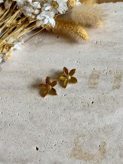 Boucles d'oreilles Pivoine