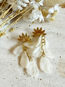 Boucles d'oreilles Jonquille