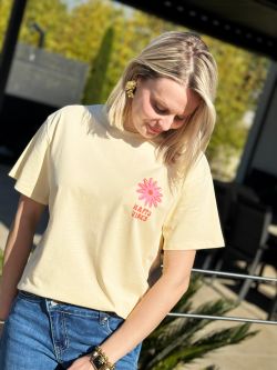 T-shirt HAPPY VIBES - Mère & Fille