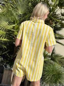 Combishort rayée CORALINE