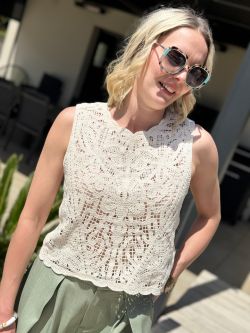 Top crochet ROBINE