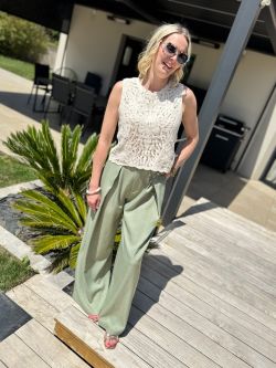 Top crochet ROBINE