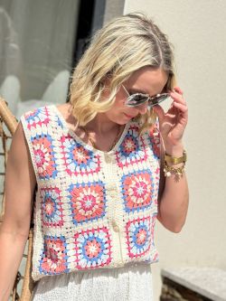 Top crochet FABIENNE