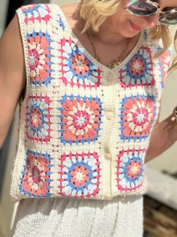 Top crochet FABIENNE