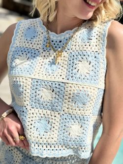 Top crochet JEANNE